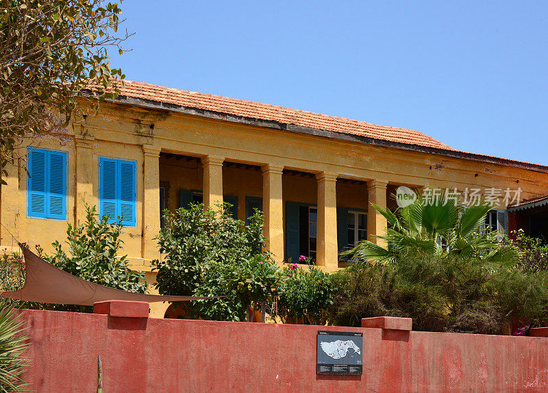 Strickland building, the old US consul's residence, Gorée Island, Dakar, Senegal